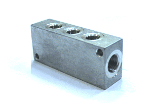 Коллектор двухсторонний GAV BL 6085/6 3/8” 1/4”*3*2