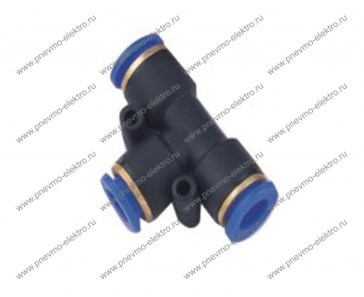 Тройник Т SPE06 цанга 6*6*6mm