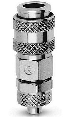 Муфта БРС CAMOZZI 5084-10/8 пласт. трубка / накидная гайка