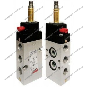 Распределитель CAMOZZI NA54N-15-02S01 1/4 электро-пневматический