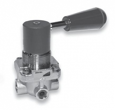 Регулятор давления M004-RRA Camozzi кранового типа G1/4"  2,5-10 бар