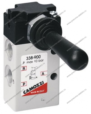 Распределитель CAMOZZI 338-900S03 3/2-1/8 ручной тумблер