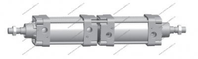 Пневмоцилиндр тандем оппозитный CAMOZZI 40M2L063A050/050N D63 ход50