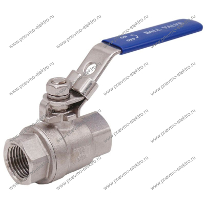 Кран шаровой CAMOZZI V2NF-316-PP-015 1/2" нержавеющая сталь