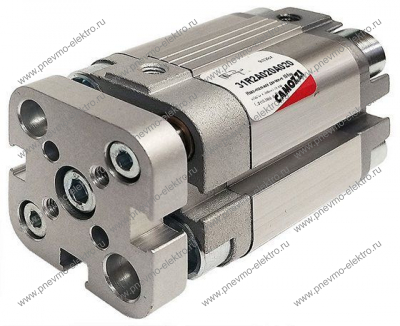 Пневмоцилиндр CAMOZZI 32R2A020A080 D20 ход 80 c противоповоротной платформой
