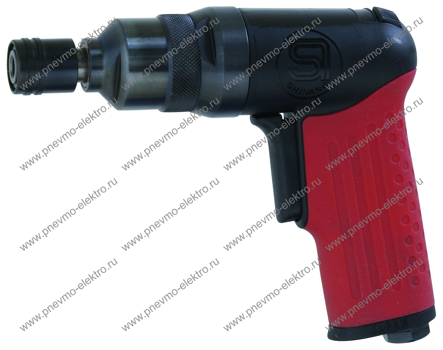 Пневмошуруповерт ударный Shinano SI-1070 0-30Nm, вес 0,37кг