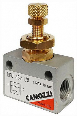 Дроссель CAMOZZI RFU-482-1/8 с обратным клапаном