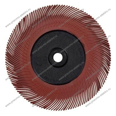 Радиальные щетки 3М Scotch-Brit Bristle 150*13*25мм (тип С) (60197) красный Р220