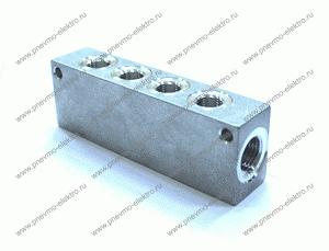 Коллектор двухсторонний GAV BL 6085/11 1/2” 3/8”*4*2