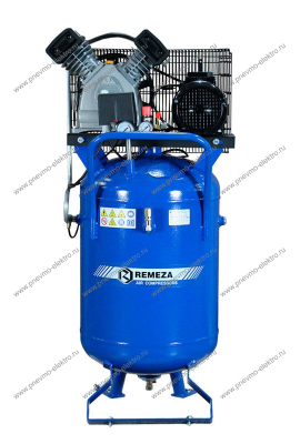 Компрессор REMEZA 100LB30AB поршневой, вертикальный  всас.420л/мин 220В