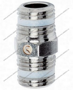 Ниппель S2500-1/8 НН резьба с уплотнением Sprint Camozzi