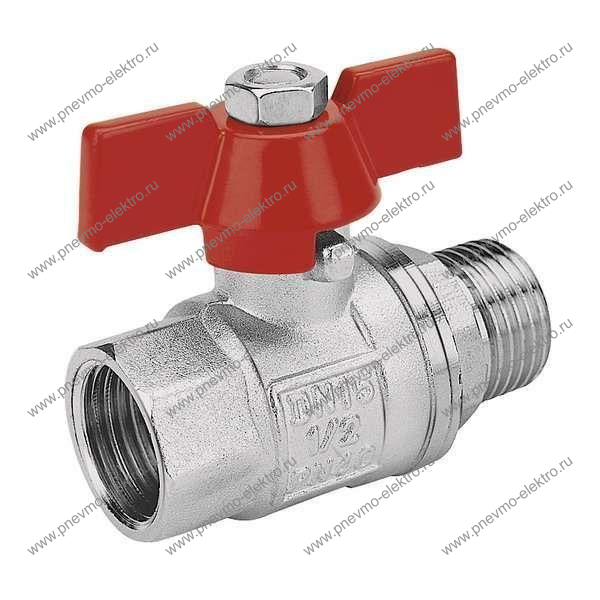 Кран шаровый ВН 1/2" бабочка