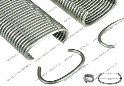 Скоба для габионов CL50 Galfan (1.6 тыс. шт.)