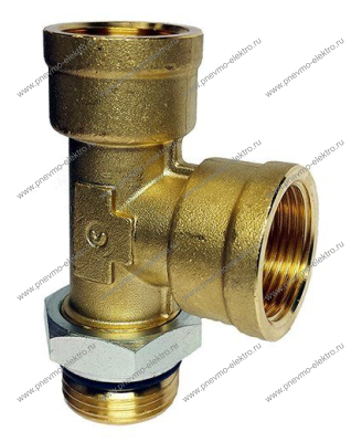 Тройник вертикальный D2072-M16*1.5-M12*1.5 для тормозных систем Camozzi