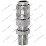 Муфта БРС CAMOZZI 5082-1/4 наружная резьба с гайкой для панельного монтажа