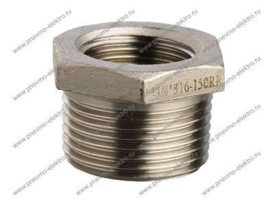 Соединение 652/01 Футорка 3/8"-1/4" НВ (нерж.AISI 316)