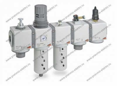 Блок подготовки воздуха MD1-000014-1/8 Camozzi (MD1-V01+A26-FR0000+A04-F050-1/8)