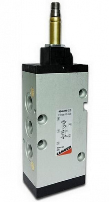 Распределитель CAMOZZI 454-015-22-U7HS01 5/2-1/4 электро-пневматический