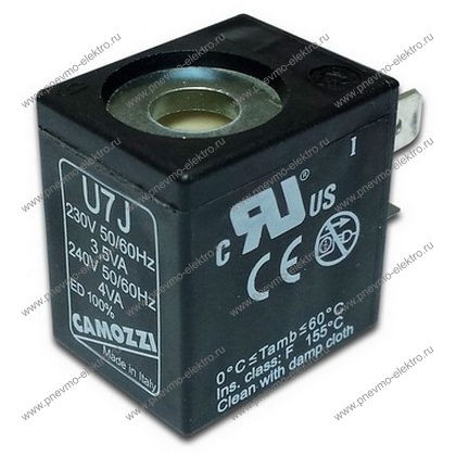 Соленоид CAMOZZI U7J AC 230V 3,5VA
