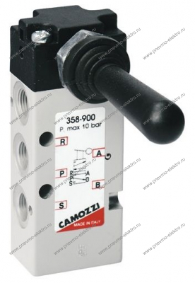 Распределитель CAMOZZI 358-900 ручное управление