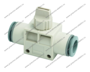 Кран отсечной Camozzi R7958-8 2/2 Н.З. цанга 8 мм