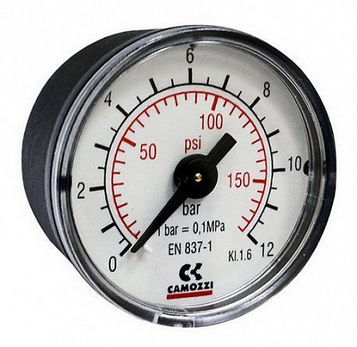 Манометр CAMOZZI M053-P10WV 1/8" 10 атм
