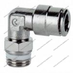 Уголок S6520-6-1/4 цанга - НР поворотная с уплотнением Camozzi