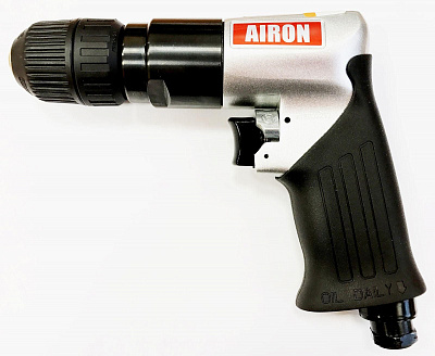 Пневмодрель Airon DR118KL-A1 (1800 об/мин, 1.12 кг, БЗП, реверс, 121.4 л/мин)