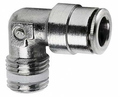 Уголок S6500-6-1/4 цанга - НР с уплотнением