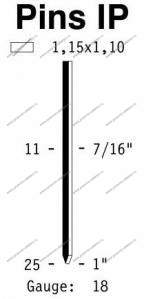 Шпилька  полимерная IP/11, Omer (2 / 64тыс.шт.)
