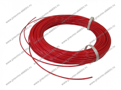 Пневмотрубка TRN-6/4R PA12 ZEC красная