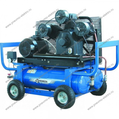 Компрессор REMEZA СБ 4/С- 90 LB75 SPE390R бензиновый с ручным стартером