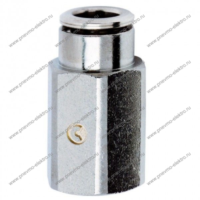 Прямой фитинг 6463-4-1/8 цанга-В.резьба Camozzi