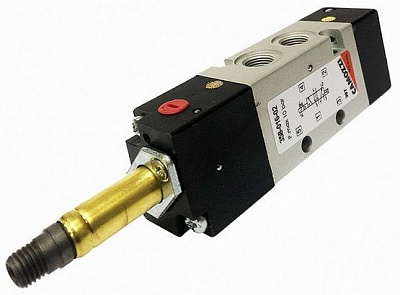 Распределитель CAMOZZI 358-016-02 электро-пневматический, двусторонний, ручное дублирование