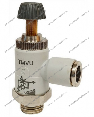 Дроссель CAMOZZI TMVU 976-1/8-8 с обратным клапаном