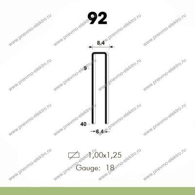 Скоба 92/21 2FIX (13,6 тыс.шт.)