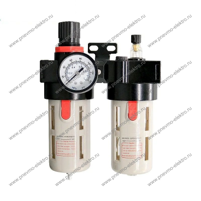 Блок подготовки воздуха ZCKM FRL AFC3000 (BFC3000) 3/8" с манометром