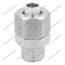 Прямой фитинг X1510 10/8-1/4 SS316 накидная гайка/наружная резьба