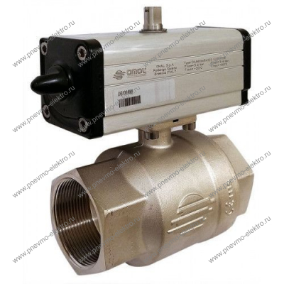 Кран шаровой CAMOZZI DG101H009 с пневмоприводом DN50 PN16