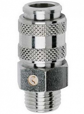 Муфта БРС CAMOZZI 5051-1/4 серия "мини" наружная резьба