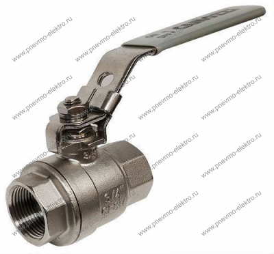 Кран шаровой CAMOZZI V2E-316-PP-032 1-1/4" нержавеющая сталь