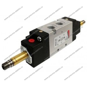 Распределитель CAMOZZI 364-E11-02 5/3-1/4 эл-пневматический, соленоид  с 2 сторон, закр цент позиция