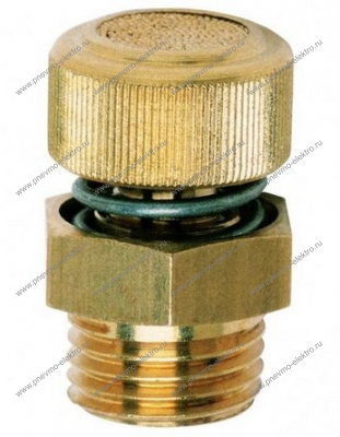 Дроссель CAMOZZI RSW 1/2 с глушителем