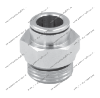 Прямой фитинг R6512-10-1/8 цанга-Н.резьба с уплотнением Camozzi