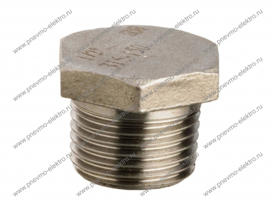 Соединение 650/1 Заглушка 1/2" Н (нерж.AISI 316)