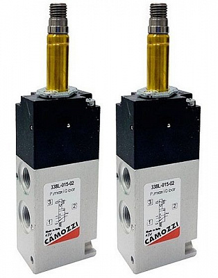 Распределитель CAMOZZI 338L-015-02 3/2-1/8 электро-пневматический