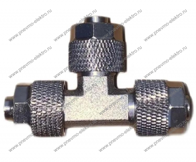 Тройник VPC K1540-8/6 накидные гайки