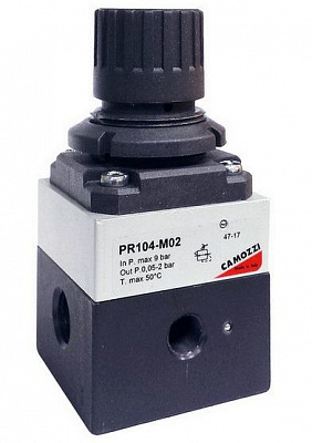 Регулятор давления прецизионный PR104-M00 Camozzi 1/4" 0,05-10 бар
