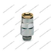 Фитинг прямой H8512-6-1/8-V цанга с двойным уплот. кольцом FKM -15+200C Camozzi