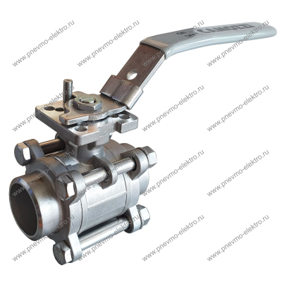 Кран шаровой CAMOZZI V3X-316-PP-015 нержавеющая сталь